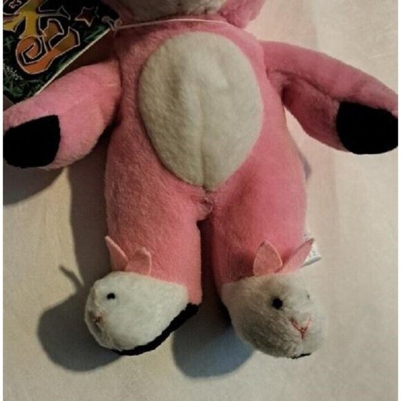 Lucky Bear Grateful Dead Plush Doll Pink Bunny Rabbit Beanie Concert Collectible - Picture 3 of 5
